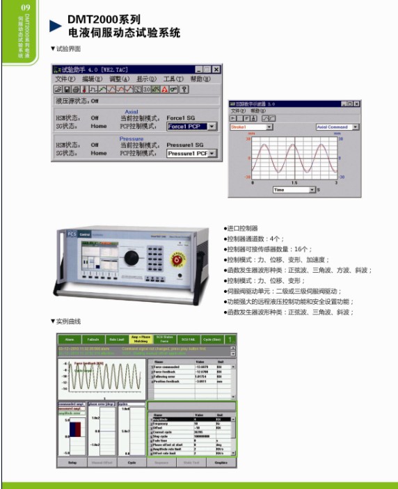 DMT2000系列電液伺服動(dòng)態(tài)試驗(yàn)系統(tǒng)